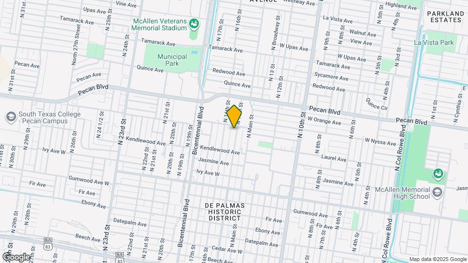 1215 N 15th St Map and Location Details