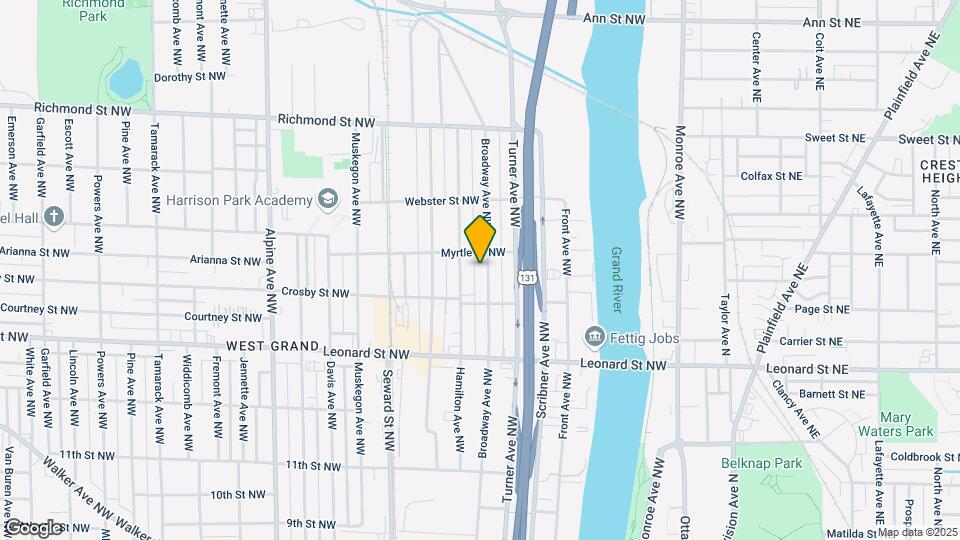 1335 Broadway Ave NW Map and Location Details