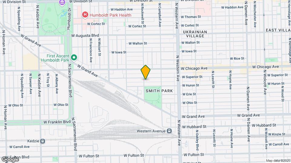 715 N Rockwell St, Unit SFH Map and Location Details
