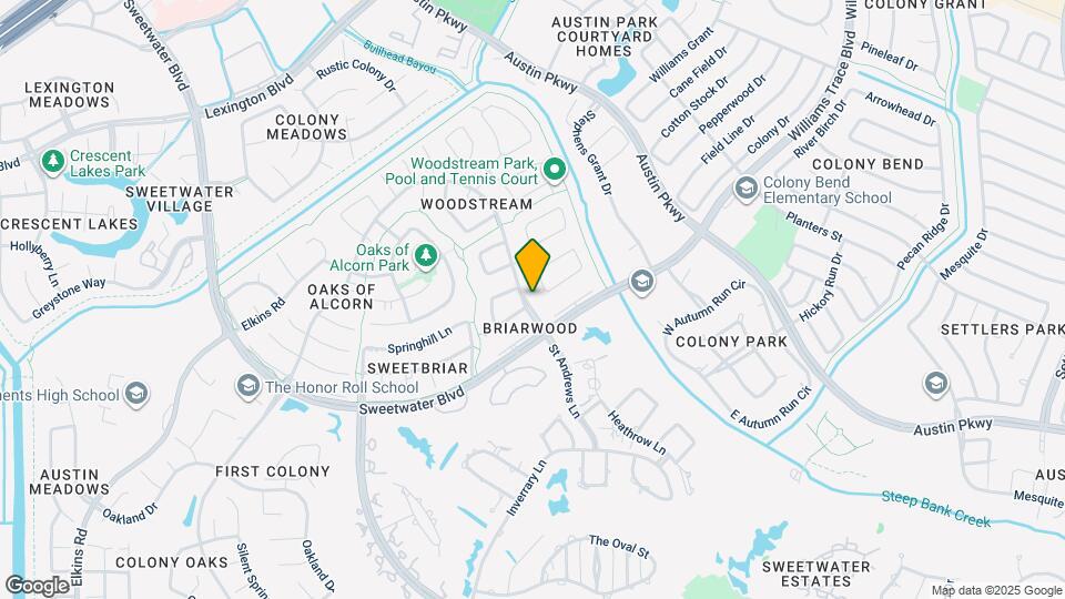 2607 Woodstream Blvd Map and Location Details