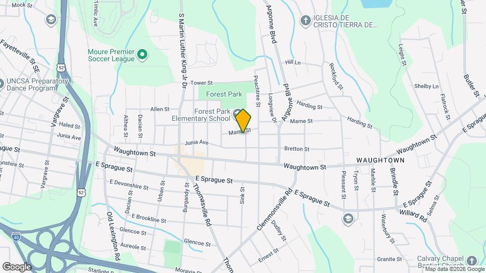 2008 Hoover St Map and Location Details