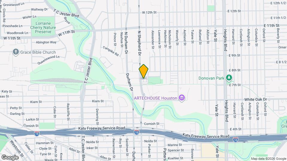 734 N Shepherd Dr Map and Location Details