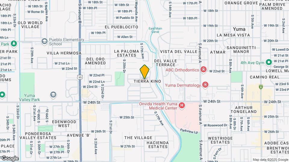 1744 W Camino Granada Map and Location Details