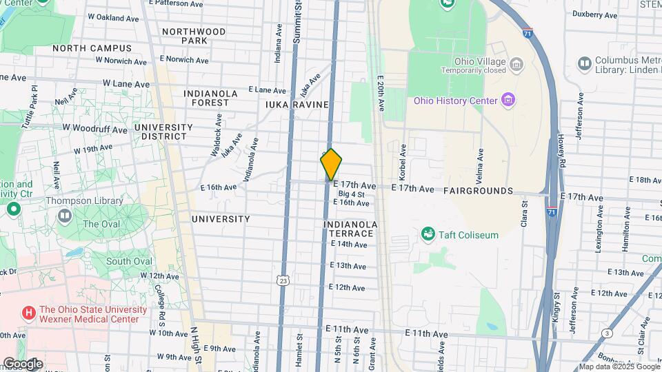 1856 N 4th St Map and Location Details