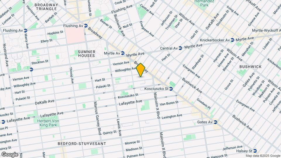 435 Pulaski St Map and Location Details