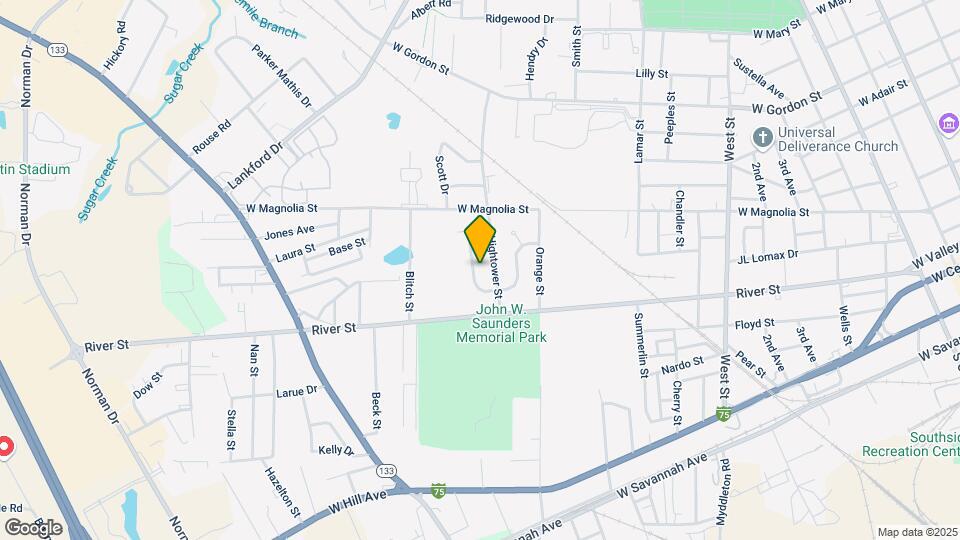 1210 Dunwoody Dr Map and Location Details