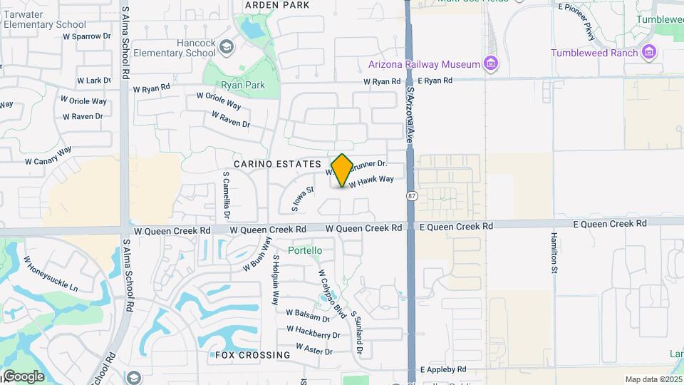263 W Hawk Way Map and Location Details