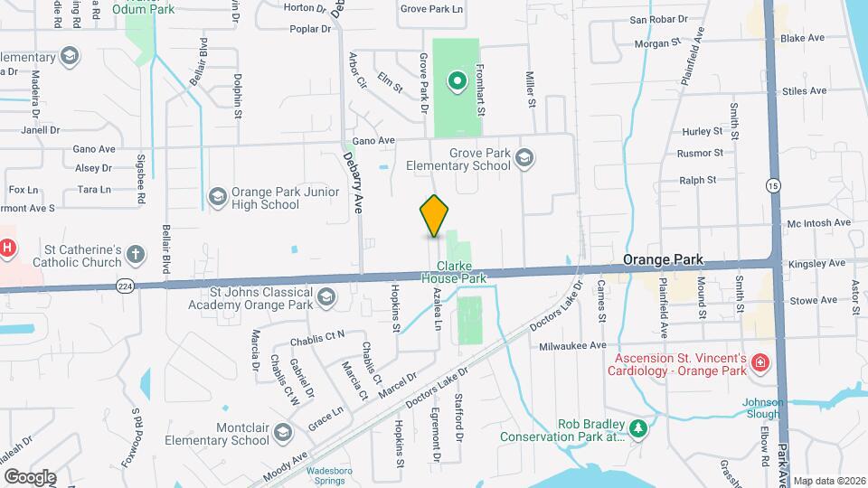 1846 Grove Park Dr Map and Location Details