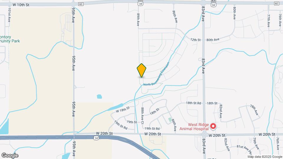 1667 88th Ave Ct Map and Location Details