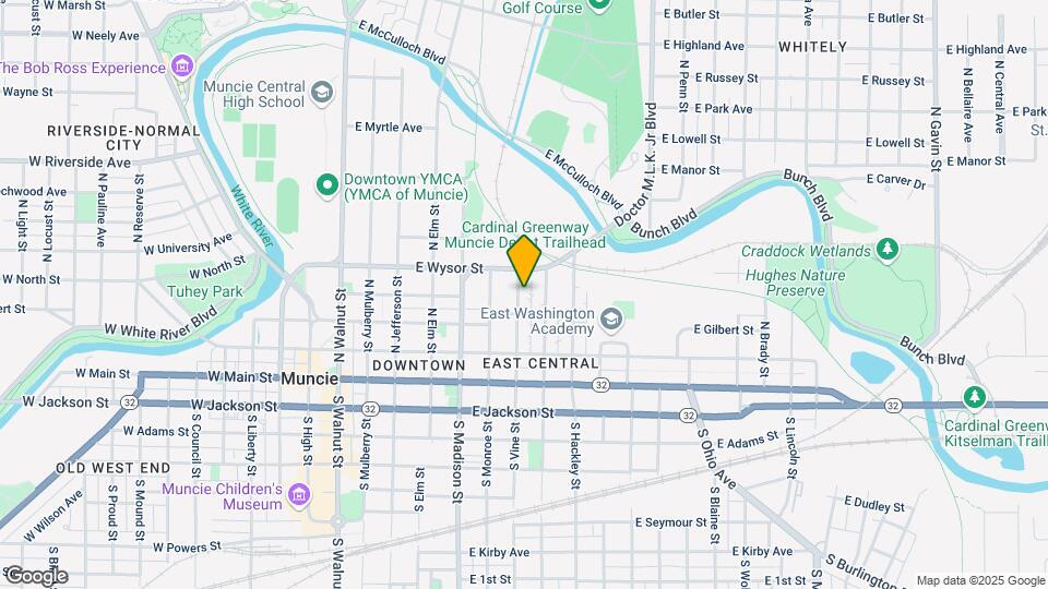 316 N Vine St Map and Location Details