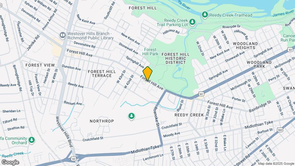 4050 Forest Hill Ave Map and Location Details