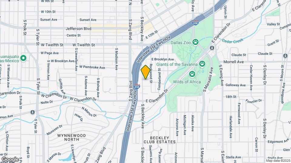 908 S Beckley Ave Map and Location Details