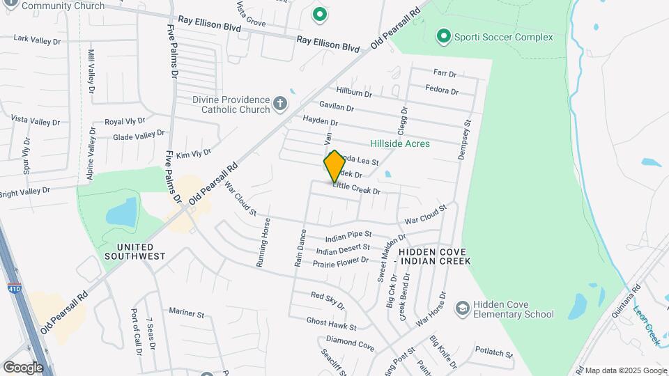 5504 Little Creek Dr Map and Location Details