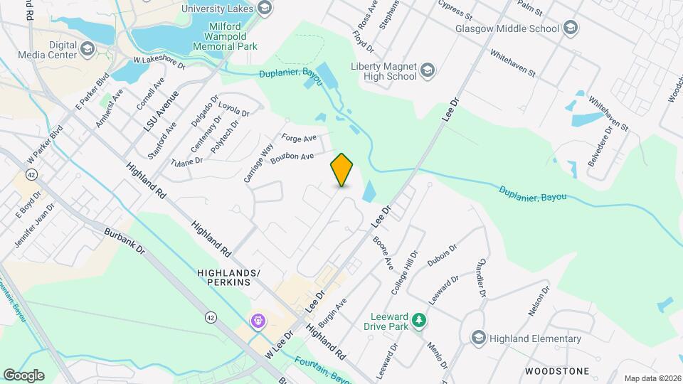 726 Bancroft Way Mapa y Detalles de la Ubicación