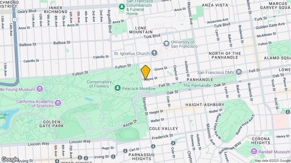 2276 Hayes St Mapa y Detalles de la Ubicación