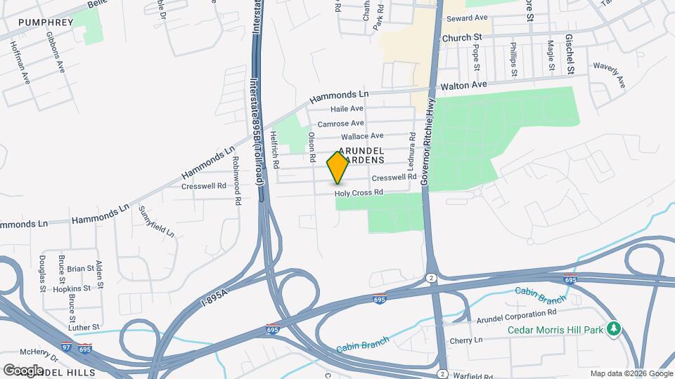 316 Holy Cross Rd Map and Location Details