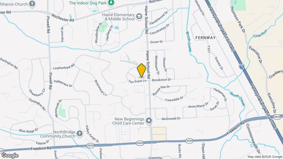 518 Ten Point Ln Map and Location Details