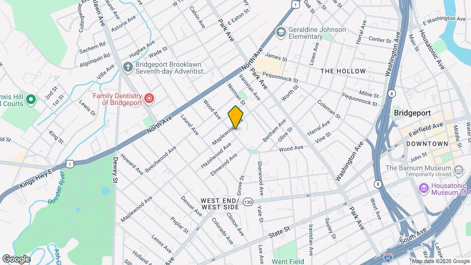 414 Wood Ave Map and Location Details