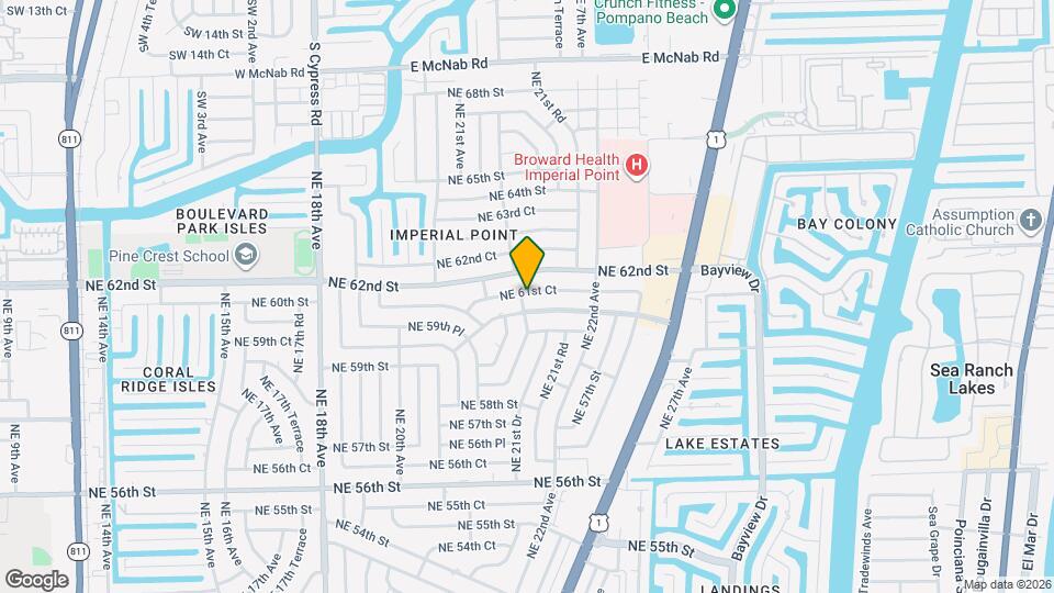 2152 NE 61st Ct Map and Location Details