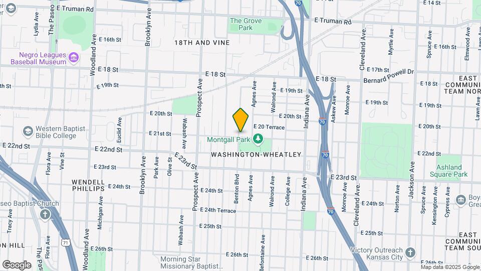 2900 E 21st St Map and Location Details