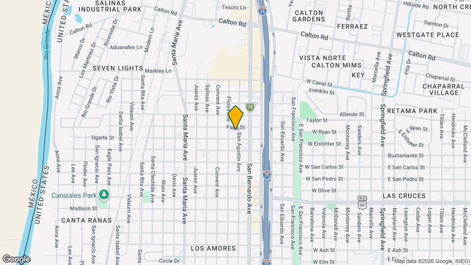 4018 San Agustin Ave, Unit F Mapa y Detalles de la Ubicación