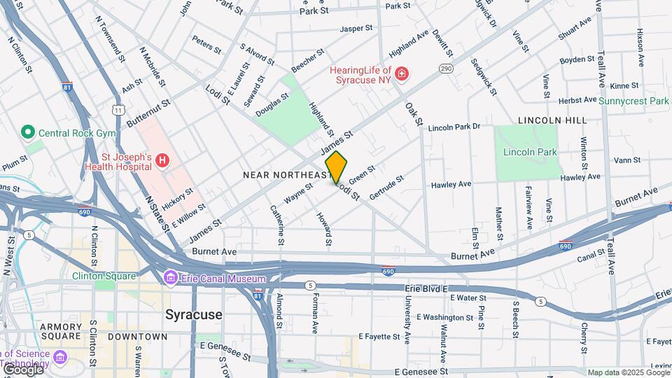 701 Lodi St Mapa y Detalles de la Ubicación