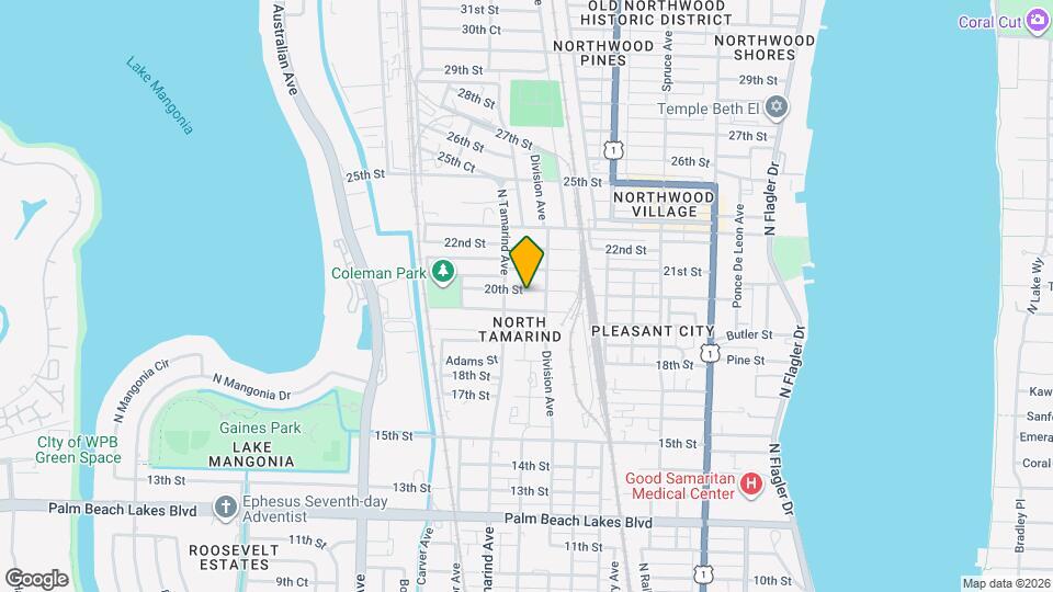 816 20th St Map and Location Details