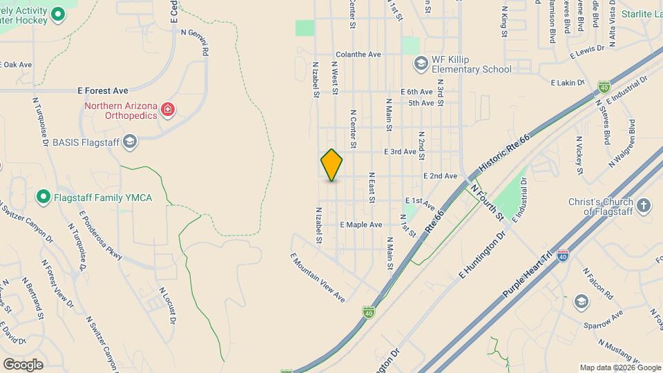 1817 N West St Map and Location Details