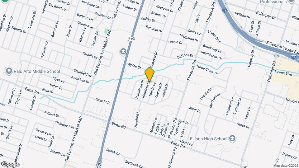 3206 Hereford Ln Map and Location Details