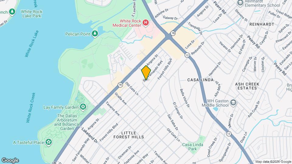 9208 San Fernando Way Map and Location Details