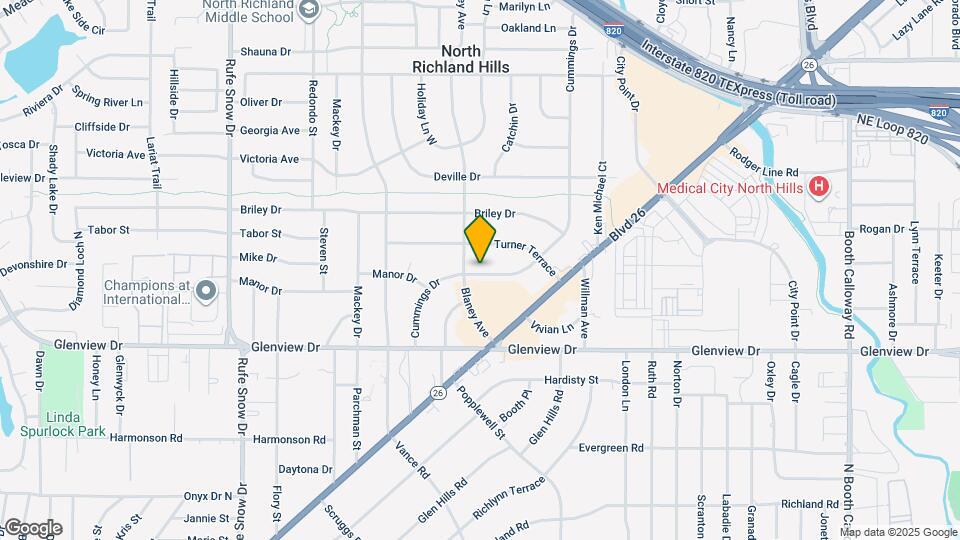 4305 Cummings Dr Map and Location Details