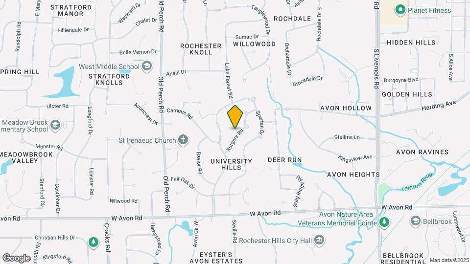 732 Rutgers Rd Map and Location Details