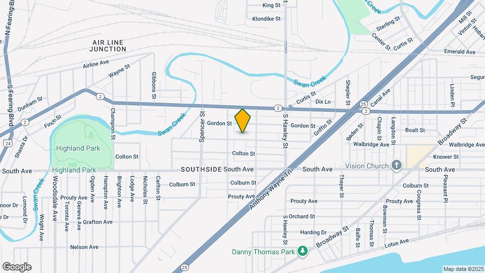1232 Walbridge Ave Map and Location Details