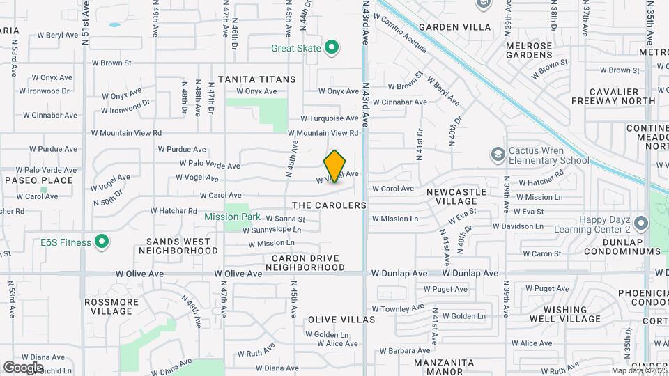 4336 W Carol Ave Map and Location Details