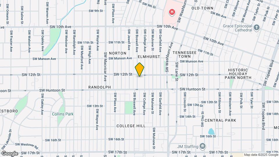 1206 SW Boswell Ave Map and Location Details