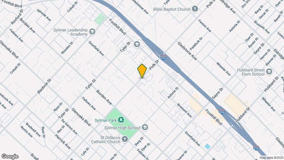 14200 Polk St Map and Location Details