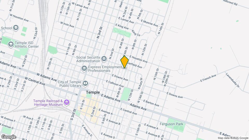 520 N 8th St Map and Location Details