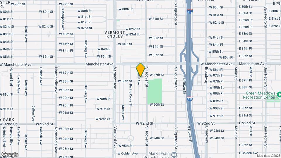8722 Orchard Ave Map and Location Details
