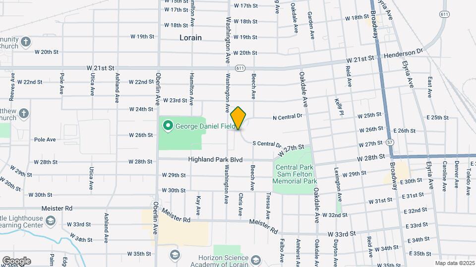 949-955 S Central Dr Map and Location Details