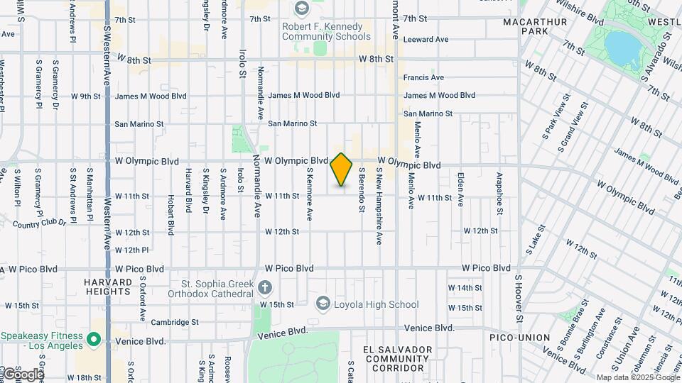 1061 S Catalina St Mapa y Detalles de la Ubicación