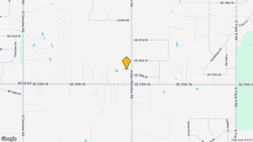 2841 S Indian Meridian Rd Mapa y Detalles de la Ubicación