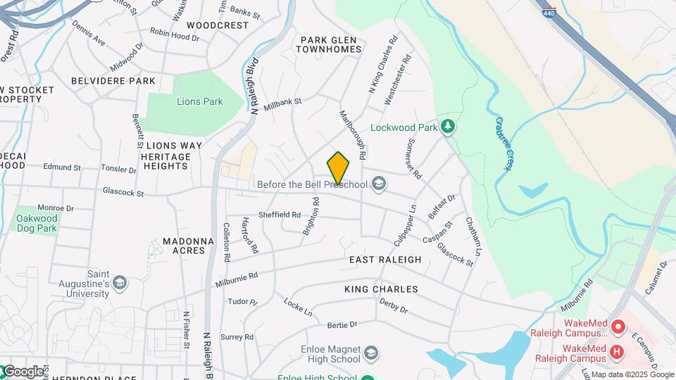 2317 Glascock St Map and Location Details