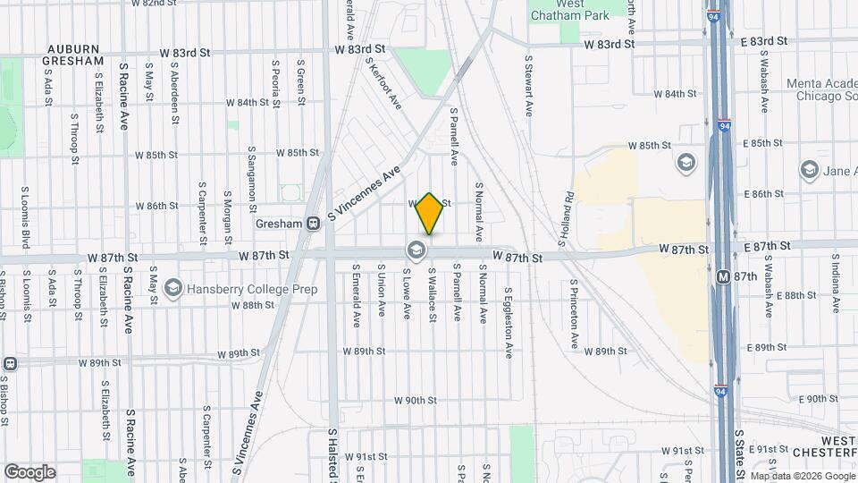 600 W 87th St, Unit A Map and Location Details