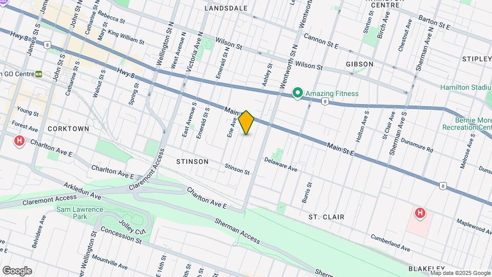 45 Ontario Av Map and Location Details