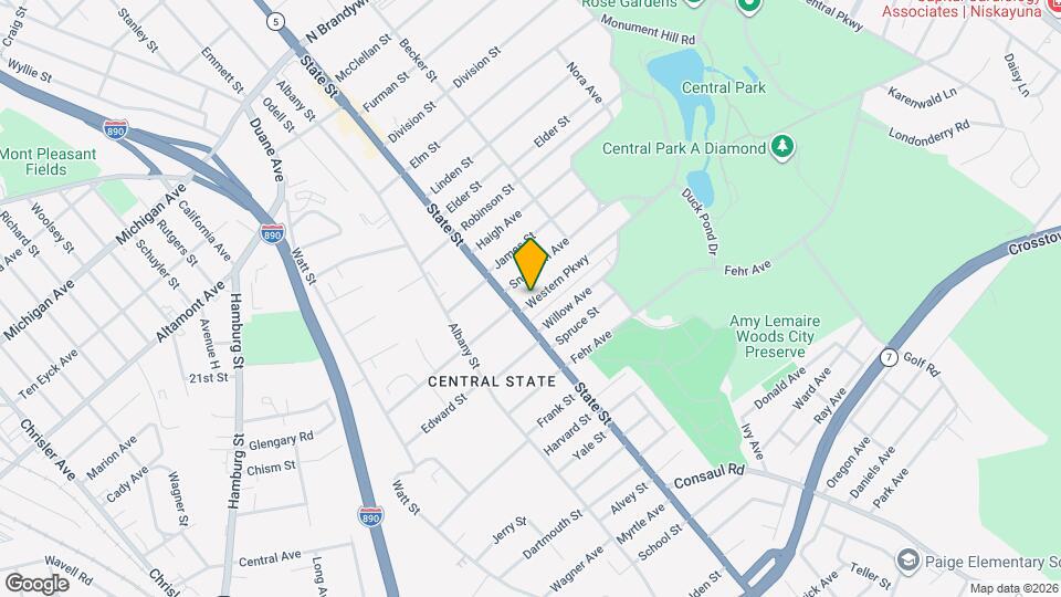 17 Western Pky, Unit 1st flr Map and Location Details