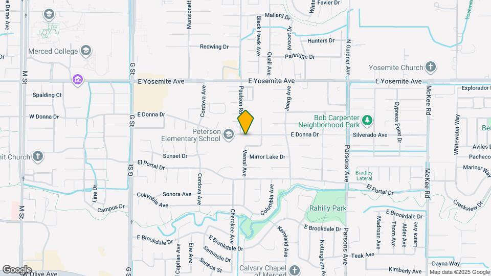 1040 E Donna Dr Map and Location Details