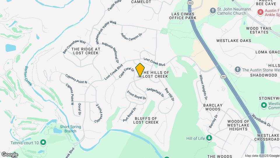 1508 Valleyridge Dr Map and Location Details