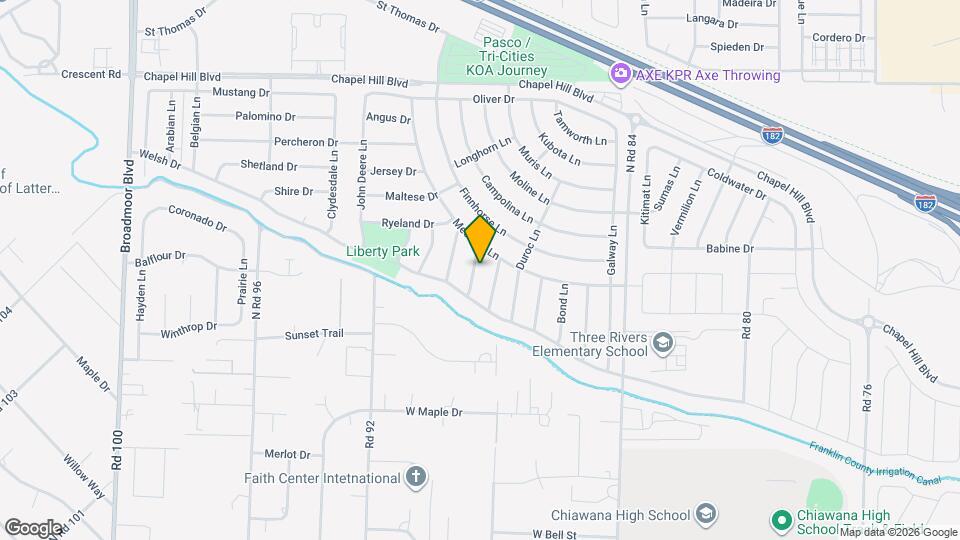 4215 Cochins Ln Map and Location Details