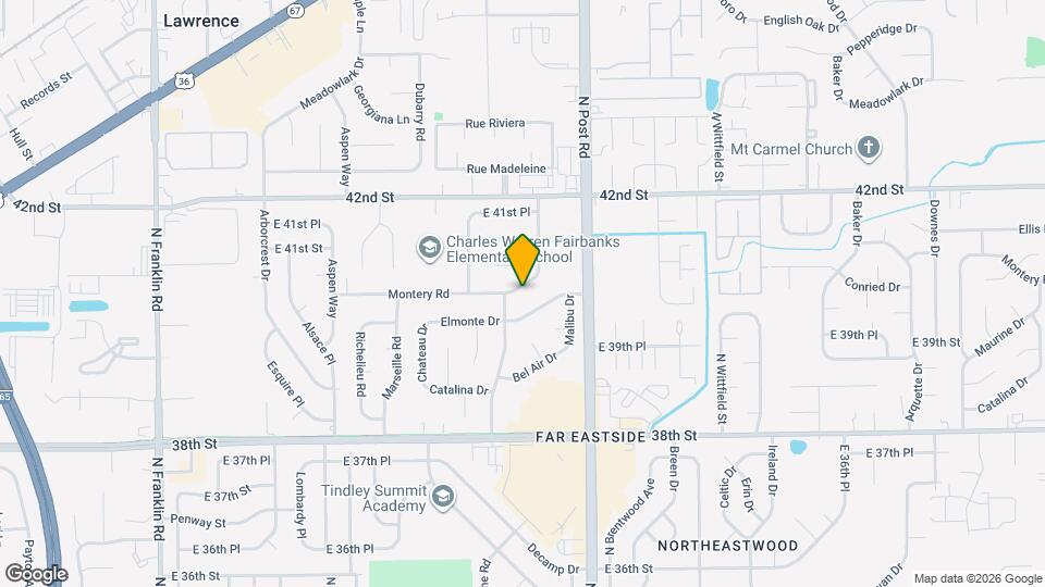 4019 Biscayne Rd Map and Location Details