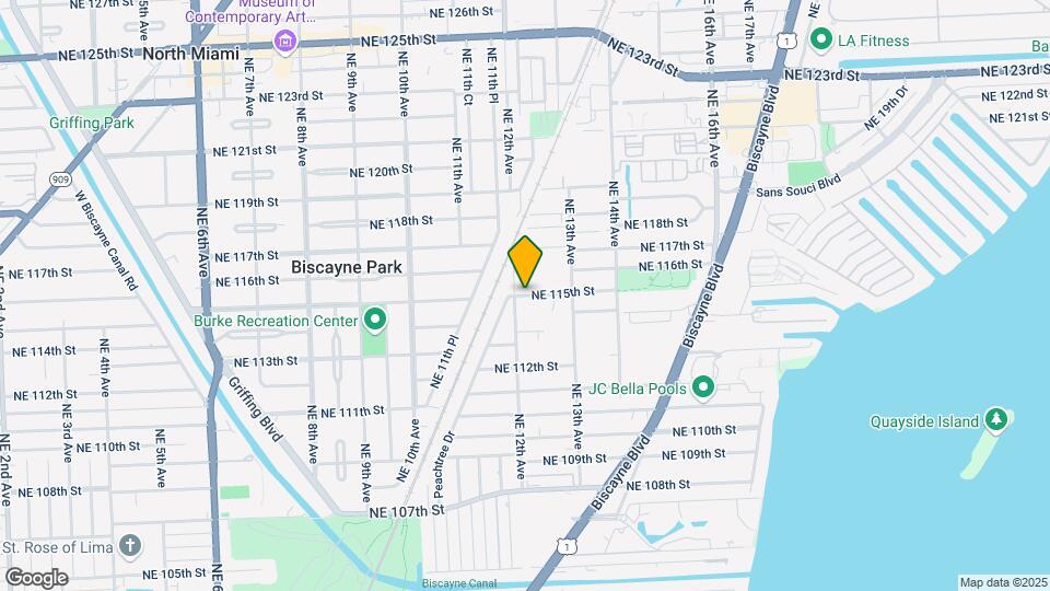 1219 NE 115th St Mapa y Detalles de la Ubicación